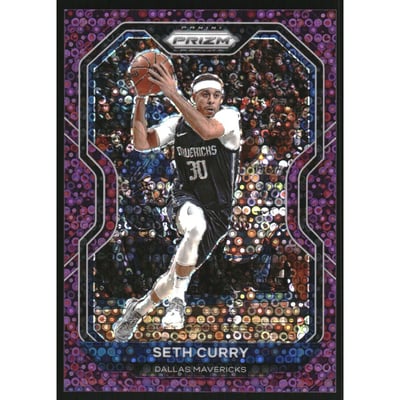 2020-21 Panini Prizm Prizms Fast Break Purple #194 Seth Curry