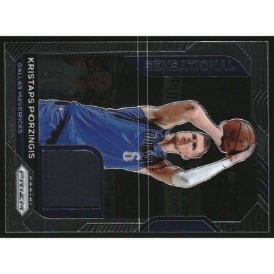 2020-21 Panini Prizm Sensational Swatches #23 Kristaps Porzingis
