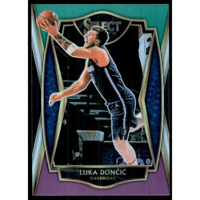 2020-21 Select Prizms Green White Purple #150 Luka Doncic