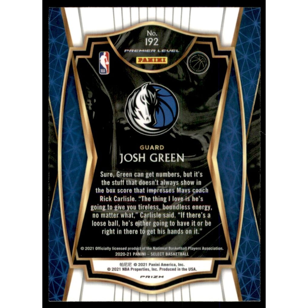 2020-21 Select Prizms Silver #192 Josh Green