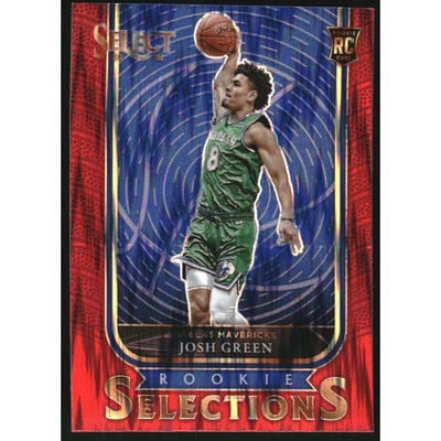 2020-21 Select Rookie Selections Prizms Red #14 Josh Green