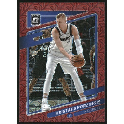 2021-22 Donruss Optic Choice Red #18 Kristaps Porzingis