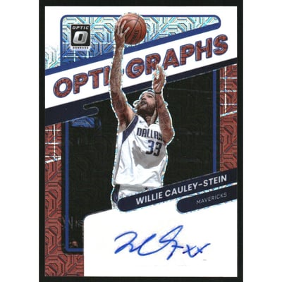 2021-22 Donruss Optic Opti-Graphs Choice #33 Willie Cauley-Stein