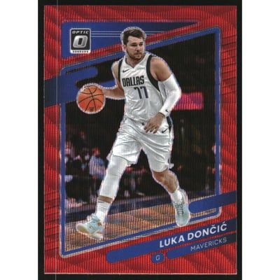 2021-22 Donruss Optic Red Wave #101 Luka Doncic