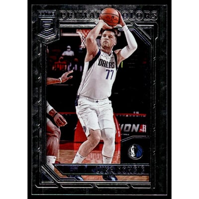 2021-22 Elite Primary Colors #4 Luka Doncic