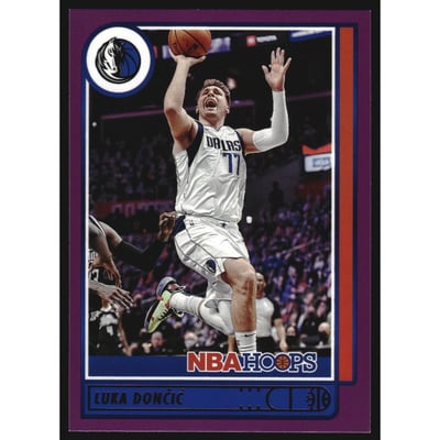 2021-22 Hoops Purple #62 Luka Doncic