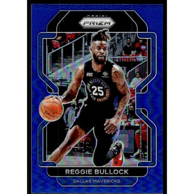 2021-22 Panini Prizm Prizms Blue #180 Reggie Bullock
