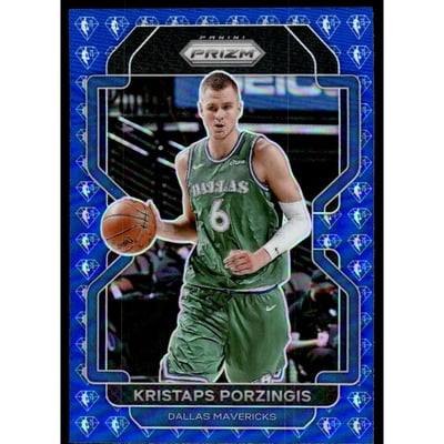 2021-22 Panini Prizm Prizms NBA 75th Anniversary #74 Kristaps Porzingis