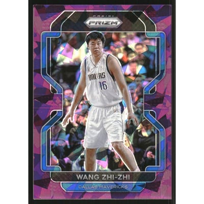 2021-22 Panini Prizm Prizms Purple Ice #273 Wang Zhi-zhi