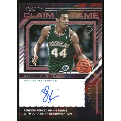 2021-22 Panini Recon Claim to Fame Signatures #24 Sam Perkins/249