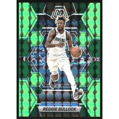 2022-23 Panini Mosaic Mosaic Choice Fusion Green #116 Reggie Bullock