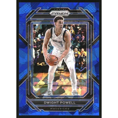 2022-23 Panini Prizm Prizms Blue Ice #187 Dwight Powell