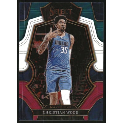 2022-23 Select Prizms Teal White Pink #129 Christian Wood