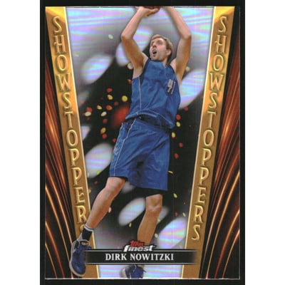 2023-24 Finest Showstoppers Refractors #SS15 Dirk Nowitzki