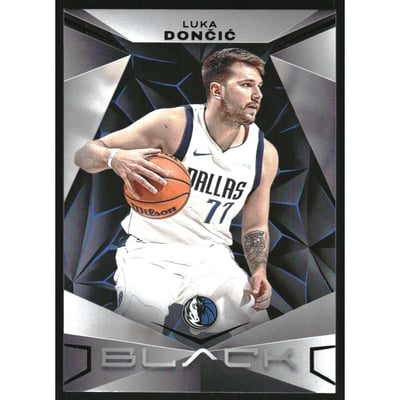 2023-24 Panini Black #27 Luka Doncic