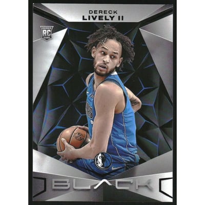 2023-24 Panini Black #62 Dereck Lively II RC