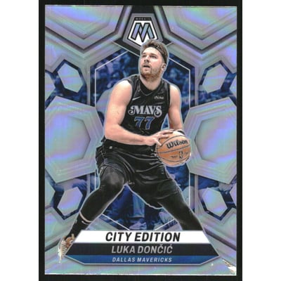 2023-24 Panini Mosaic Silver #285 Luka Doncic/City Edition