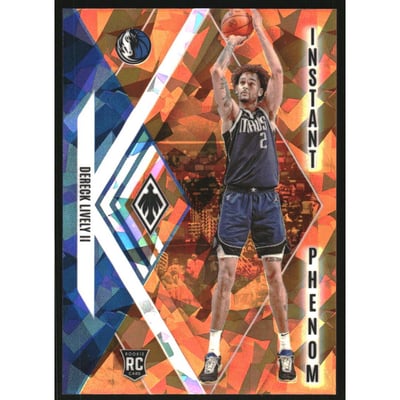 2023-24 Panini Phoenix Instant Phenom Phoenix Orange Ice #19 Dereck Lively II