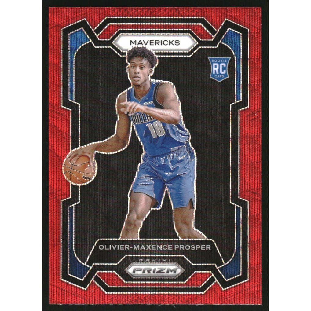 2023-24 Panini Prizm Prizms Ruby Wave #146 Olivier-Maxence Prosper