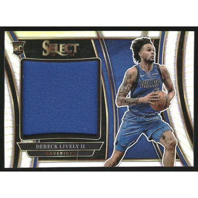 2023-24 Select Jumbo Rookie Swatches #29 Dereck Lively II
