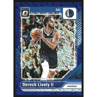 2024-25 Donruss Optic Blue Shimmer #44 Dereck Lively II