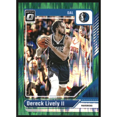 2024-25 Donruss Optic Green Shock #44 Dereck Lively II