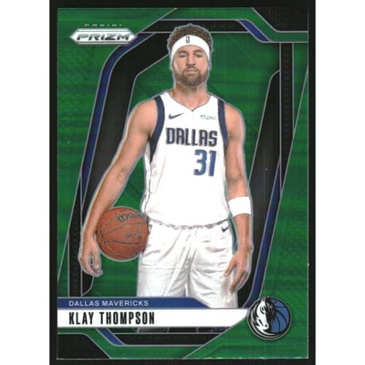 2024-25 Panini Prizm Prizms Green #107 Klay Thompson