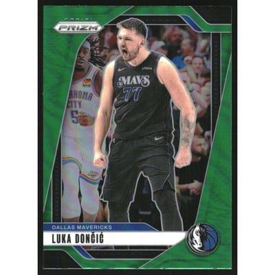 2024-25 Panini Prizm Prizms Green #89 Luka Doncic