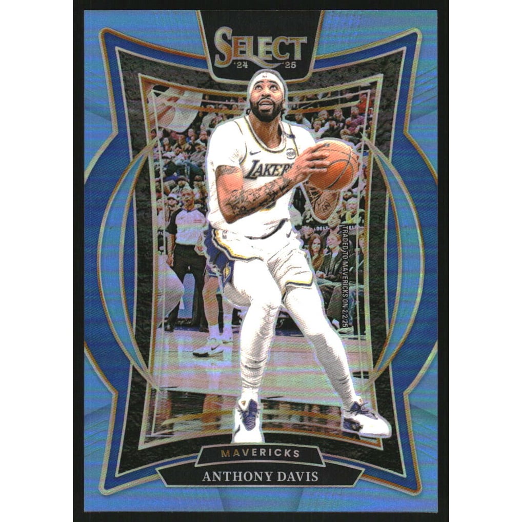 2024-25 Select Light Blue Prizms #25 Anthony Davis