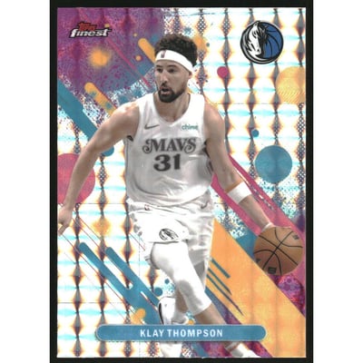 2025-26 Finest Geometric Refractors #89 Klay Thompson C