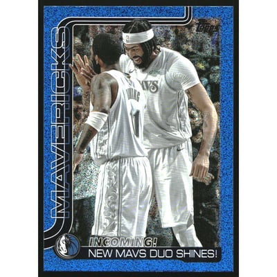 2025-26 Topps Sandglitter Blue #296 Incoming!/Kyrie Irving/Anthony Davis