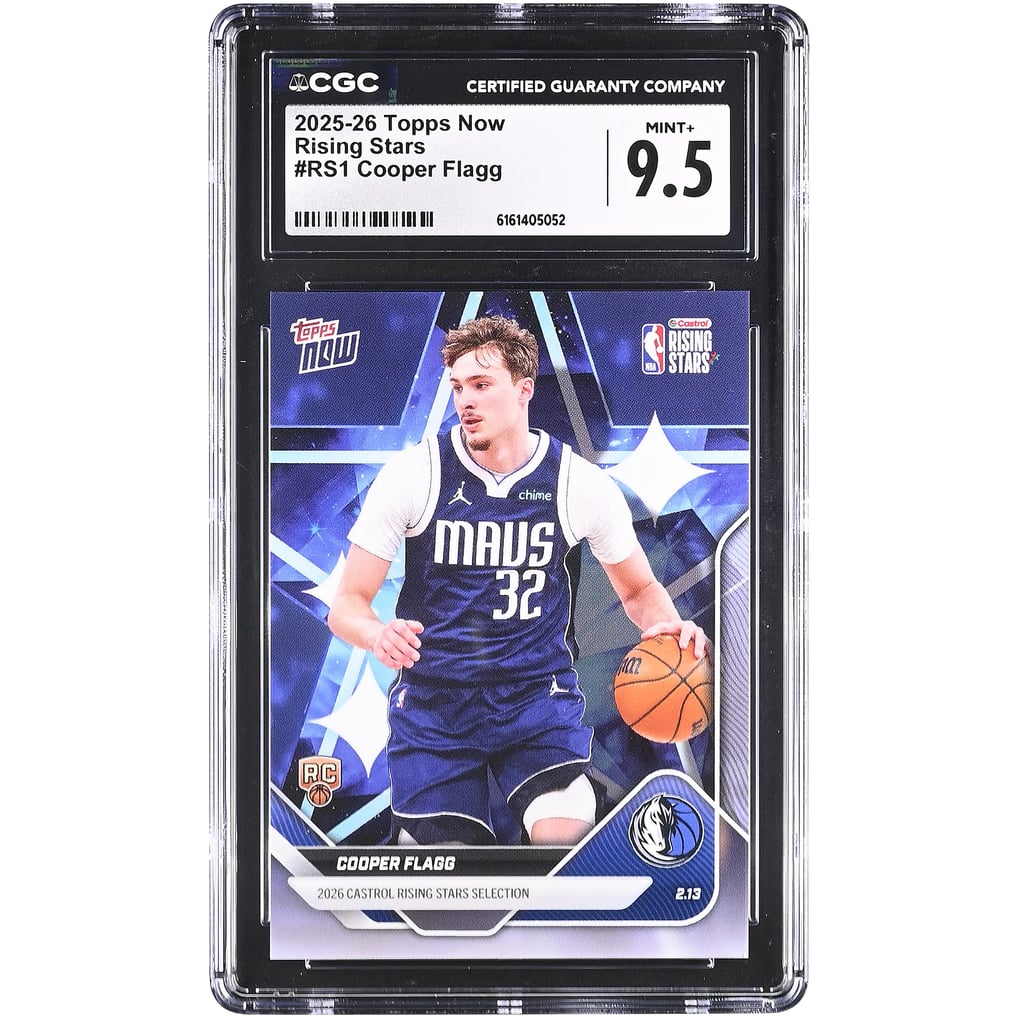 Cooper Flagg Dallas Mavericks 2025-26 Topps Now Rising Stars #RS1 CGC ...