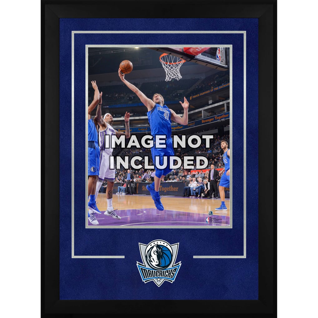 Dallas Mavericks Fanatics Authentic 16" x 20" Deluxe Vertical Frame with Team Logo