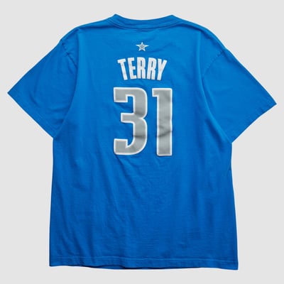 Dallas Mavericks Adidas 2010s T-shirt - Blue - M by Fanatics Real Vintage