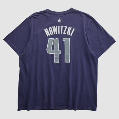 Dallas Mavericks Adidas 2010s T-shirt - Navy - XL by Fanatics Real Vintage