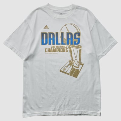 Dallas Mavericks Adidas 2011 T-shirt - White - L by Fanatics Real Vintage