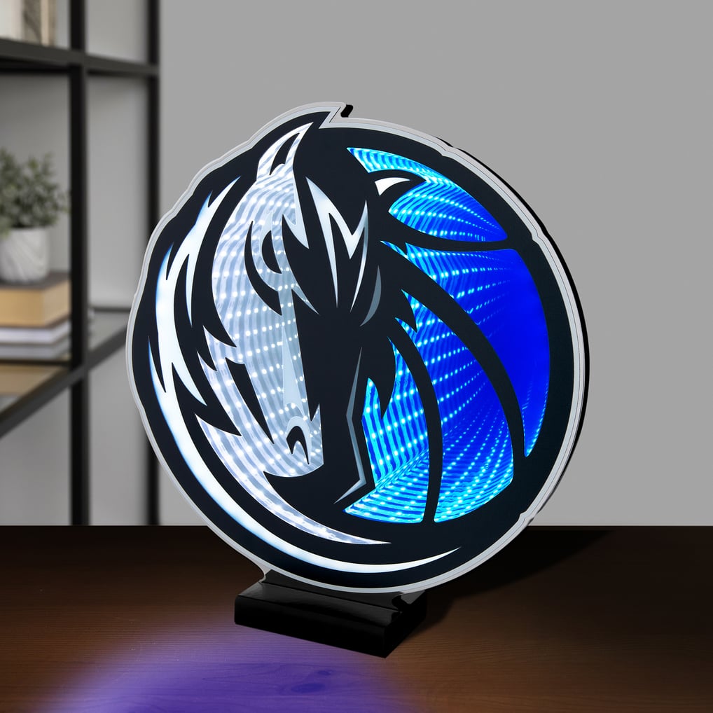 Dallas Mavericks LED Infinity Logo Light