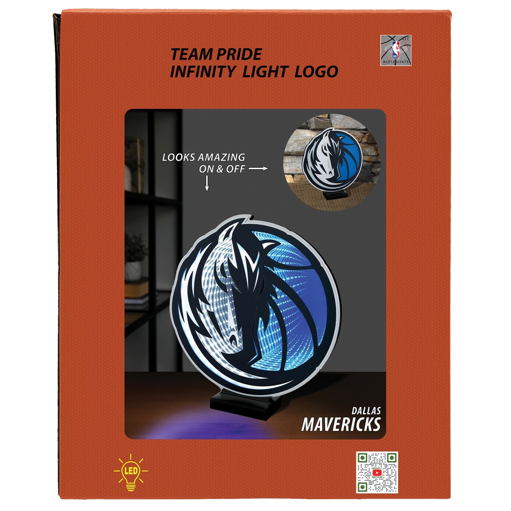 Dallas Mavericks LED Infinity Logo Light