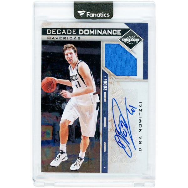 Dirk Nowitzki Dallas Mavericks Autographed 2012-13 Panini Limited