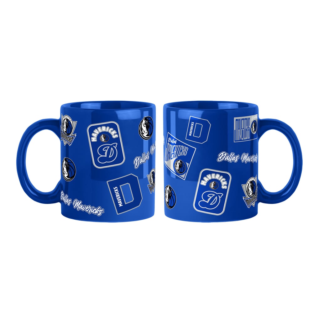 Dallas Mavericks Logo Brands 2-Pack 15oz. Color Mug Set