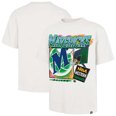  Dallas Mavericks '47 City Paint Reed Foundation T-Shirt - Cream