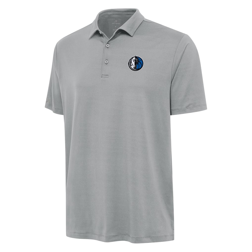 Dallas Mavericks Antigua Reprocess Polo - Gray