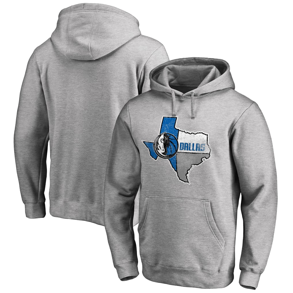 Dallas Mavericks Hometown Collection Lonestar Pullover Hoodie - Ash