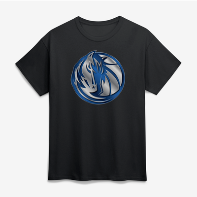 Dallas Mavericks Big & Tall Forged Mascot T-Shirt - Black