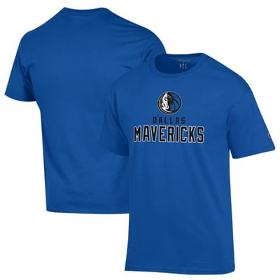 Dallas Mavericks Champion Jersey Cotton T-Shirt - Royal