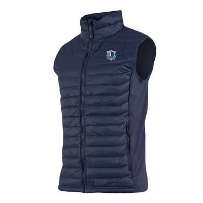 Dallas Mavericks Columbia Powder Pass Hybrid Full-Zip Vest - Navy