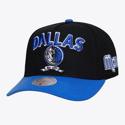 Dallas Mavericks Mitchell & Ness True Legacy Pro Adjustable Hat - Black