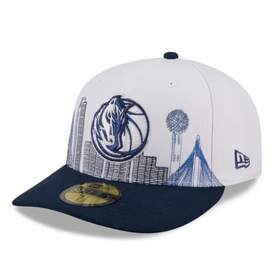 Dallas Mavericks New Era City Stitch 59FIFTY Fitted Hat - Gray/Navy