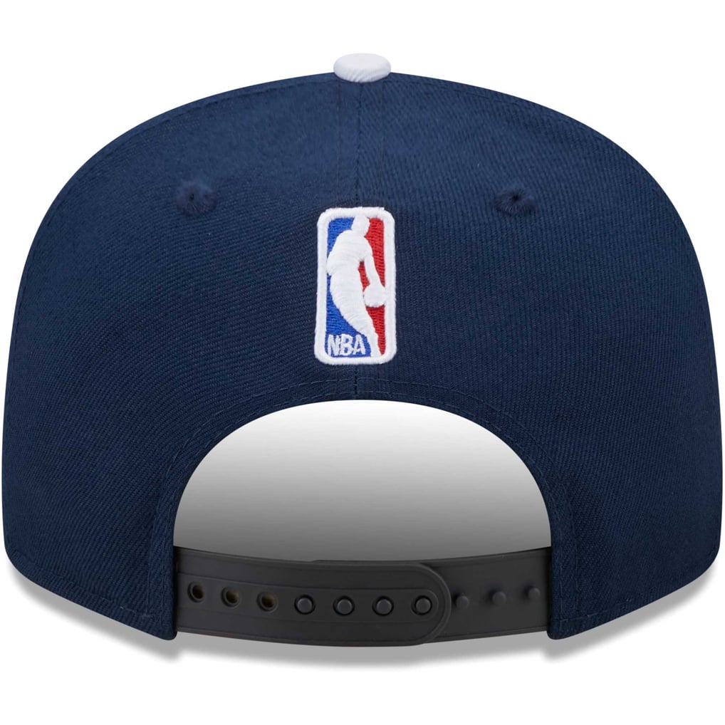 Dallas Mavericks New Era Jersey Hook Statement Edition 9FIFTY Snapback Hat - Navy/Gray