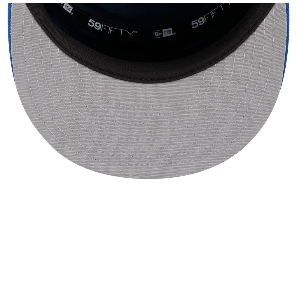  Dallas Mavericks New Era 2025 NBA Tip Off Split Panel 59FIFTY Fitted Hat - White/Blue